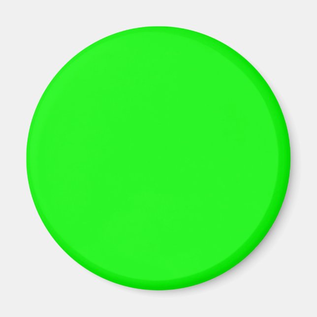 Neon Lime Green Hintergrund Magnet (Vorne)