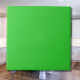 Neon Lime Green Solid Color Classic elegant Fliese
