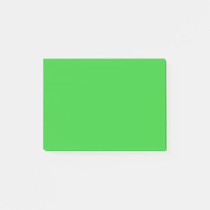 Neon Lime Green Solid Color   Klassische Hinweise Post-it Klebezettel
