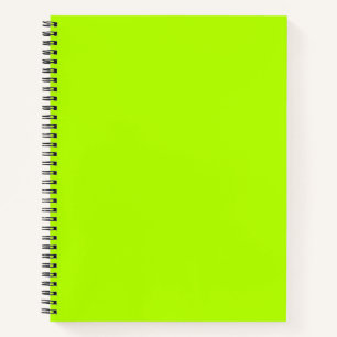 Neon Limon Solid Color Classic elegant Notizbuch