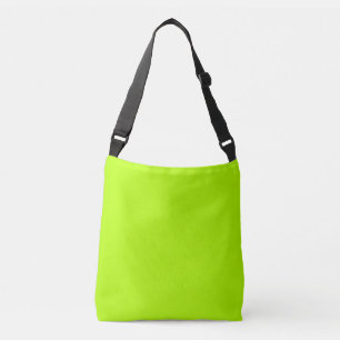 Neon Limon Solid Color Classic Tragetaschen Mit Langen Trägern