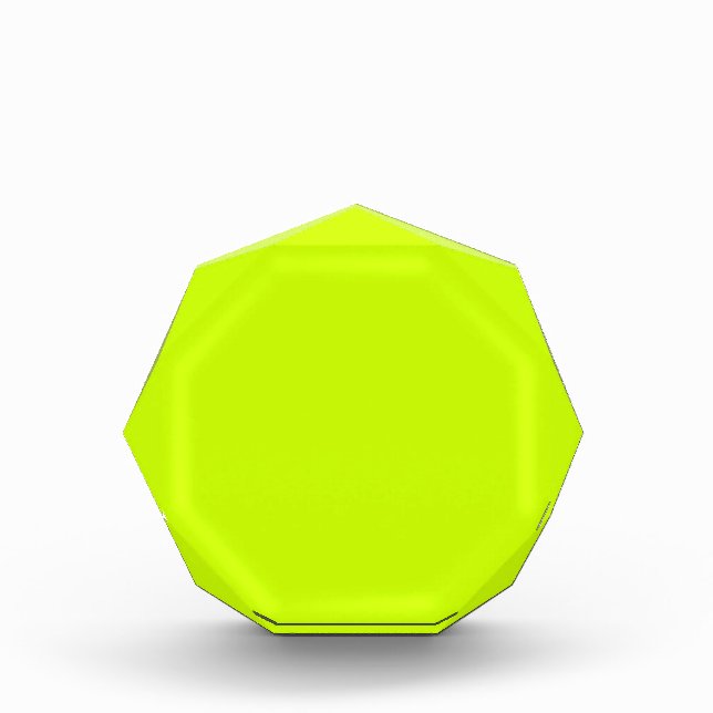 Neon Limon Yellow Solid Color | Classic Fotoblock (Vorderseite)
