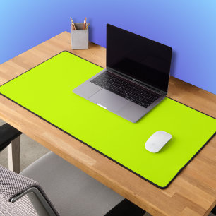 Neon Limon Yellow Solid Color   Classic Schreibtischunterlage