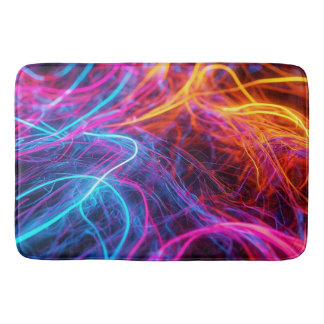 Neon Lines Badematte