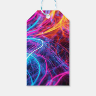 Neon Lines Geschenkanhänger