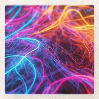 Neon Lines Glasuntersetzer