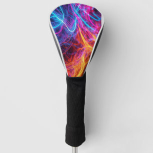 Neon Lines Golf Headcover