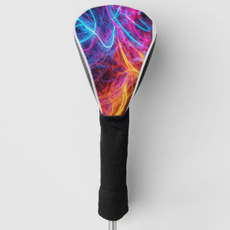 Neon Lines Golf Headcover