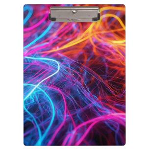 Neon Lines Klemmbrett