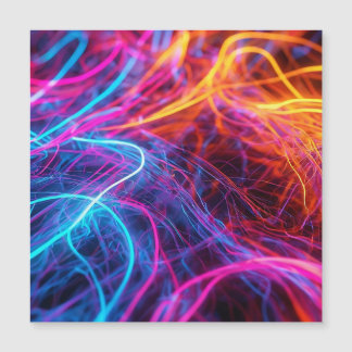 Neon Lines Magnetkarte