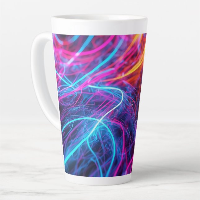Neon Lines Milchtasse (Linke Ecke)