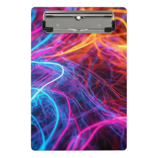 Neon Lines Mini Klemmbrett