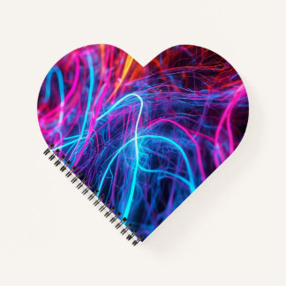 Neon Lines Notizbuch
