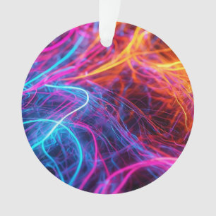 Neon Lines Ornament