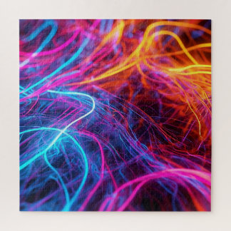 Neon Lines Puzzle
