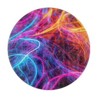 Neon Lines Schneidebrett