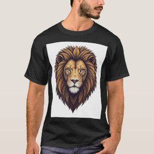 Neon Lion T-Shirts Futuristic Lion Apparel Cyber L