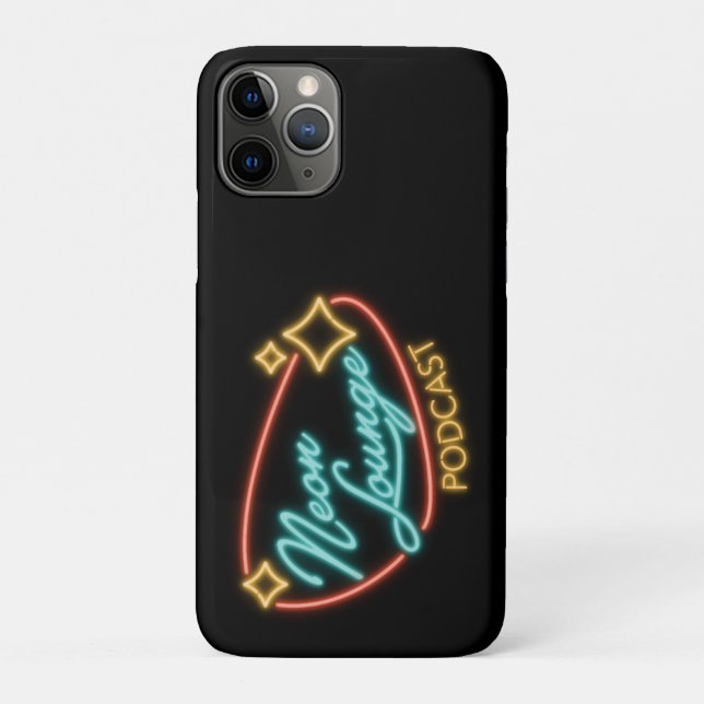 Neon Lounge Logo Handyhülle Case-Mate iPhone Hülle (Rückseite)