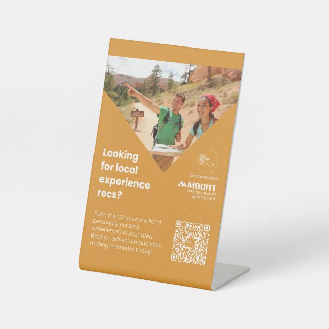 Neon Lounge Stand Sockelschild (Vorderseite)