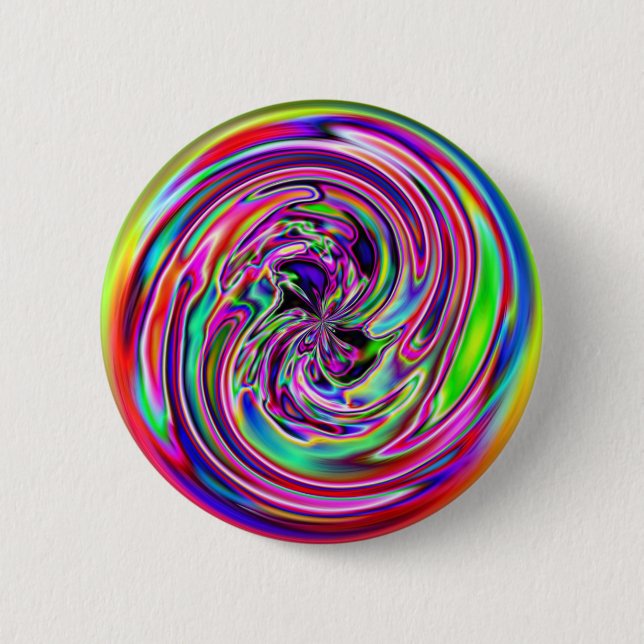 Neon-Marmor Button (Vorderseite)