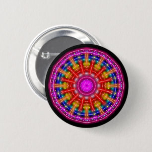 Neon Medallion Button