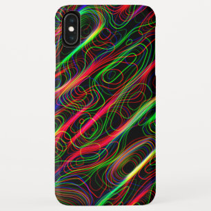 Neon-Mehrfarbiges Kurvenlinienmuster -COOL Case-Mate iPhone Hülle