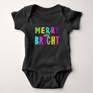Neon Merry und Bright Baby Strampler