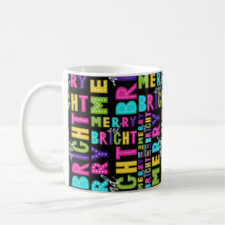 Neon Merry und Bright Tasse