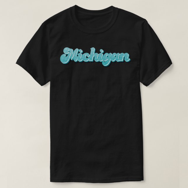 Neon Michigan T-Shirt (Design vorne)