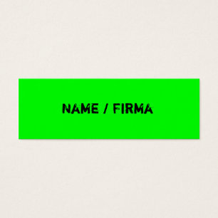 Neon - mini Visitenkarten