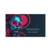 Neon Minimalistisch Futuristic Virtual Assistant