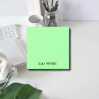 Neon Mint Berufliches Minimalistisches Schwarzes S