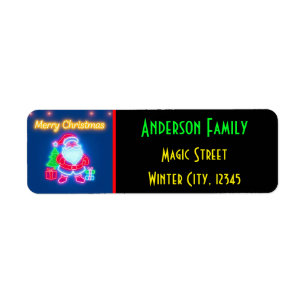 Neon Modern Christmas Holiday Collection