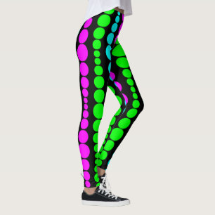 Neon Modern Rectangle Leggings