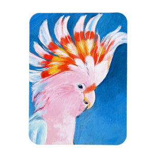 Neon Mohawk - Pink Cockatoo Magnet