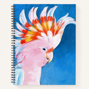 Neon Mohawk - Pink Cockatoo Notizbuch