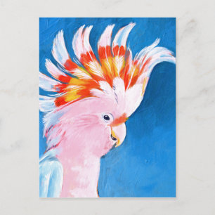 Neon Mohawk - Pink Cockatoo Postkarte