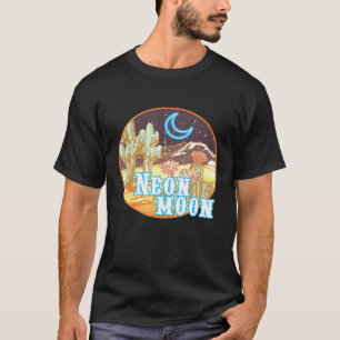 Neon Moon Retro Western 80er 90s Country T-Shirt