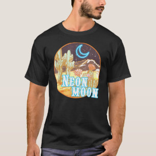 Neon Moon Retro Western 80er 90s Country T-Shirt