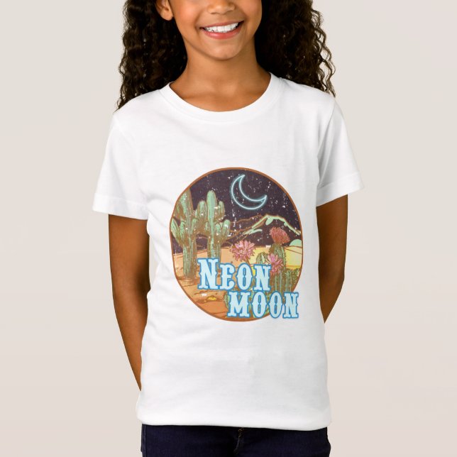 Neon Moon Retro Western T - Shirt (Vorderseite)