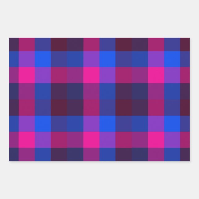 Neon-Mosaikfusion  Geschenkpapier Set (Vorderseite)