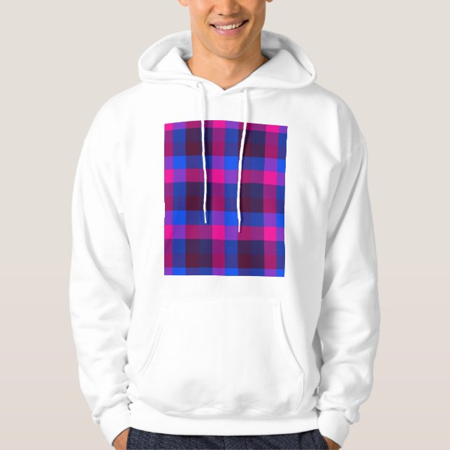Neon-Mosaikfusion  Hoodie (Vorderseite)
