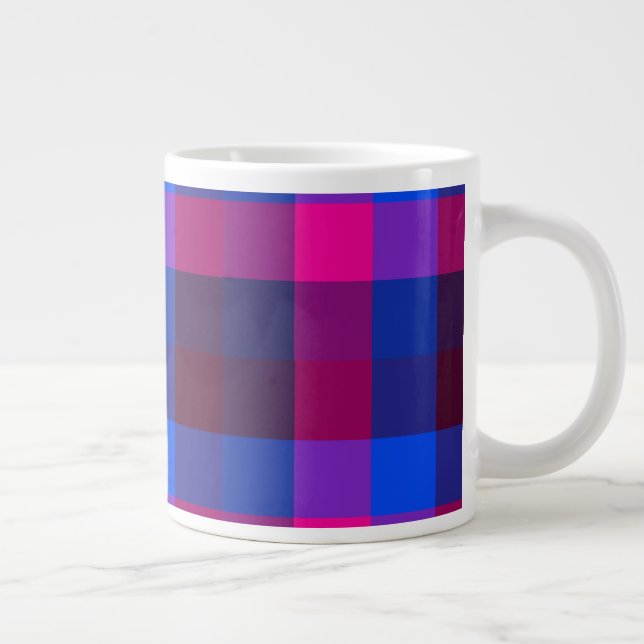 Neon-Mosaikfusion  Jumbo-Tasse (Rechts)