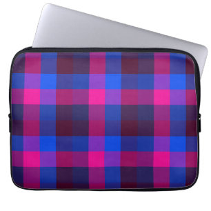 Neon-Mosaikfusion Laptopschutzhülle
