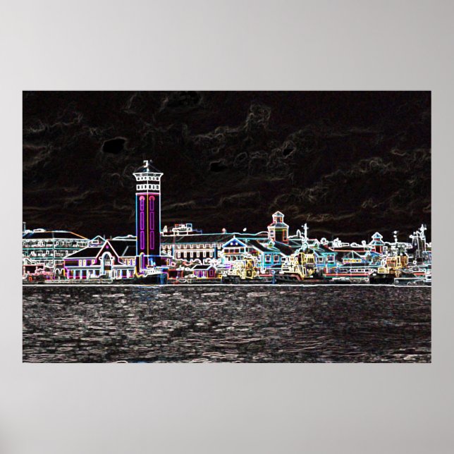 Neon Nassau Poster (Vorne)