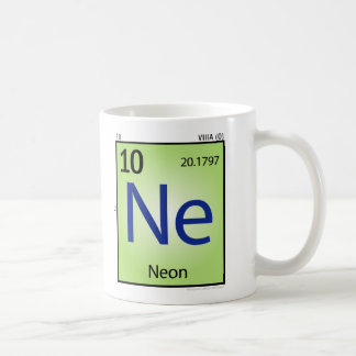 Neon (Ne)element-Tasse Tasse