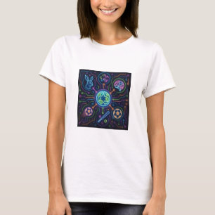 Neon-Netzwerk: Die Synergie der globalen Nachhalti T-Shirt