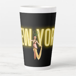 Neon New York & Vintage-Schönheiten  Milchtasse