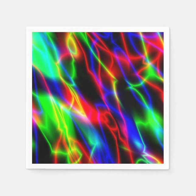 Neon Night Cocktail Napkin Serviette (Vorderseite)