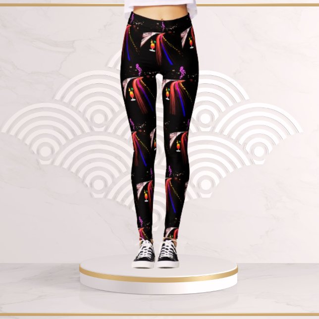 Neon Nightlife Glow Leggings (Von Creator hochgeladen)